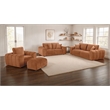Pemberly Row 4-piece Chenille Upholstered Sofa Set in Burnt Orange