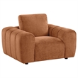Pemberly Row 4-piece Chenille Upholstered Sofa Set in Burnt Orange