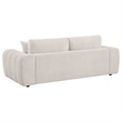 Pemberly Row 2-piece Chenille Upholstered Wide Arm Sofa Set in Ivory