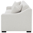 Pemberly Row Transitional Fabric Upholstered Track Arm Sofa in Sand