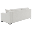 Pemberly Row Transitional Fabric Upholstered Track Arm Sofa in Sand