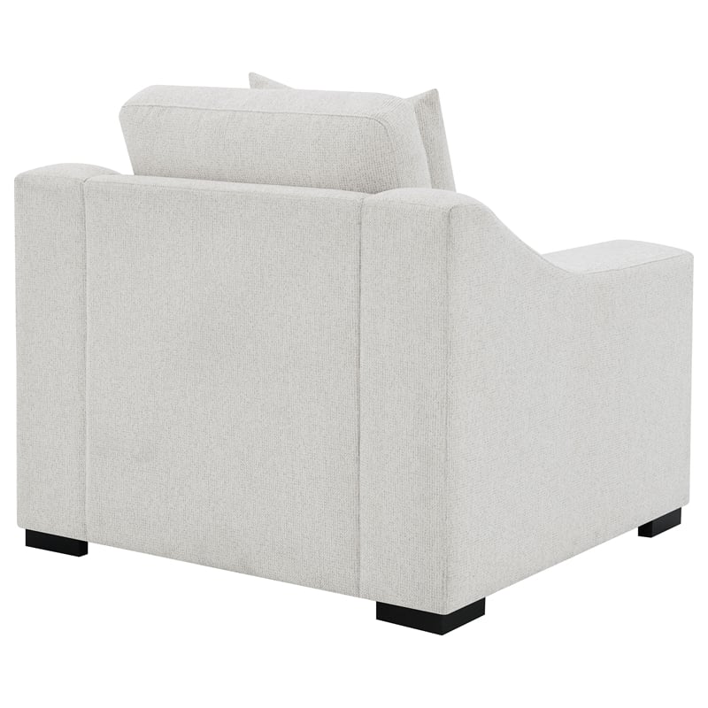 Pemberly Row 3-piece Fabric Upholstered Track Arm Sofa Set in Sand