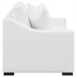 Pemberly Row 2-Piece Upholstered Sloped Arm Sofa and Loveseat Set in White