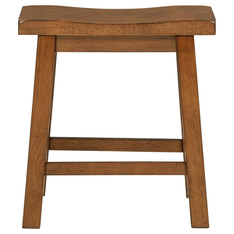 Pemberly Row 3-Piece Wood Kitchen Island with Extension Table in Oak Brown