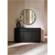 Pemberly Row 2-Drawer Wood Dining Sideboard Server in Burnished Black
