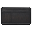 Pemberly Row 2-Drawer Wood Dining Sideboard Server in Burnished Black