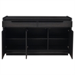 Pemberly Row 2-Drawer Wood Dining Sideboard Server in Burnished Black