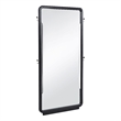 Pemberly Row Contemporary Wood Full-Length Floor Mirror in Burnished Black