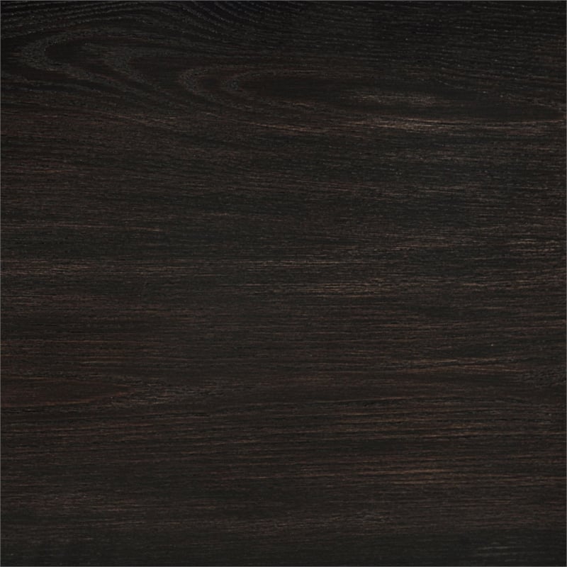 Pemberly Row 5-Piece Round Wood Dining Set in Burnished Black/Cream