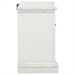 Pemberly Row 2-drawer Wood Nightstand with Dual USB in Vintage White