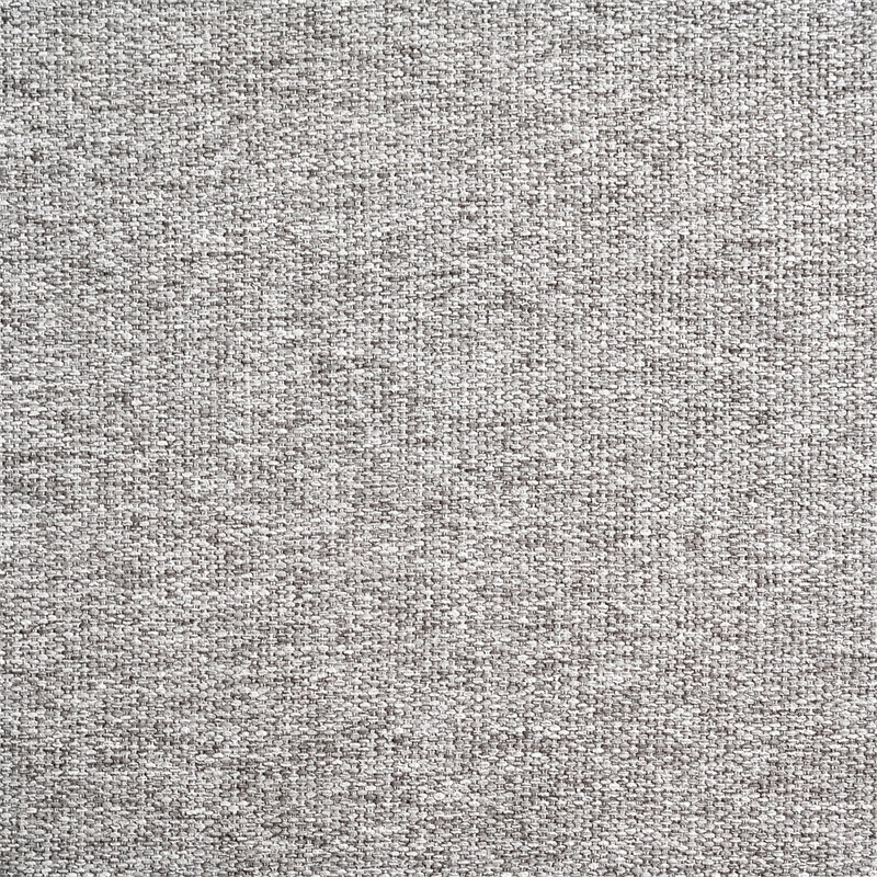 Pemberly Row Mid-Century Modern Upholstered Fabric Flared Arm Sofa in Gray