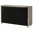 Pemberly Row 8-Drawer Velvet Upholstered LED Dresser Cabinet in Ivory/Camel