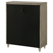 Pemberly Row 5-drawer Traditional Wood LED Chest in Ivory/Camel
