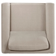 Pemberly Row 3-Piece Upholstered Fabric Panel Arm Sofa Set in Taupe Brown