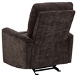 Pemberly Row 3-Piece Upholstered Chenille Reclining Sofa Set in Dark Brown