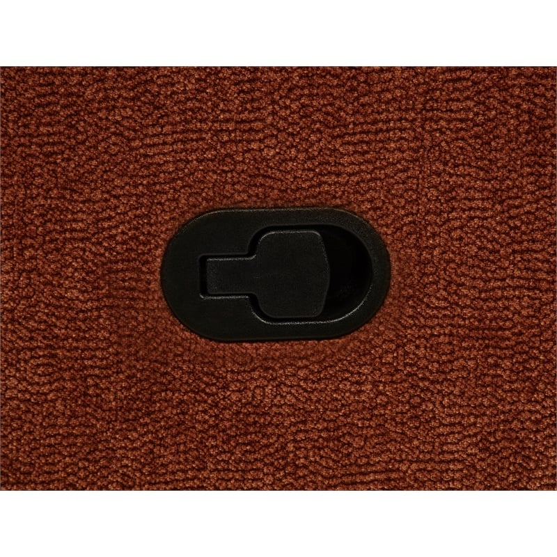 Pemberly Row 2-Piece Chenille Reclining Sofa Set in Burnt Orange