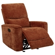 Pemberly Row 3-Piece Chenille Reclining Sofa Set in Burnt Orange