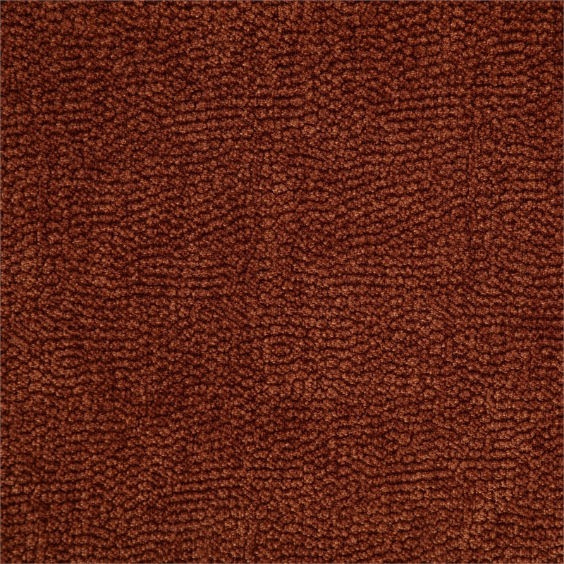 Pemberly Row Upholstered Chenille Reclining Loveseat in Burnt Orange