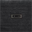 Pemberly Row Upholstered Chenille Power Reclining Loveseat in Dark Gray