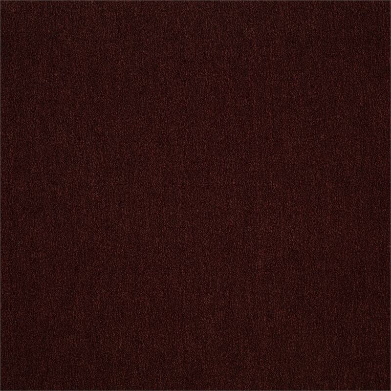 Pemberly Row 3-Piece Upholstered Fabric Track Arm Sofa Set in Rust Red