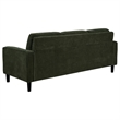 Pemberly Row 2-Piece Fabric Track Arm Sofa Set in Matcha Green