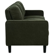 Pemberly Row 2-Piece Fabric Track Arm Sofa Set in Matcha Green