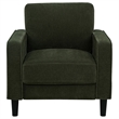 Pemberly Row 3-Piece Fabric Track Arm Sofa Set in Matcha Green