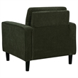 Pemberly Row 3-Piece Fabric Track Arm Sofa Set in Matcha Green