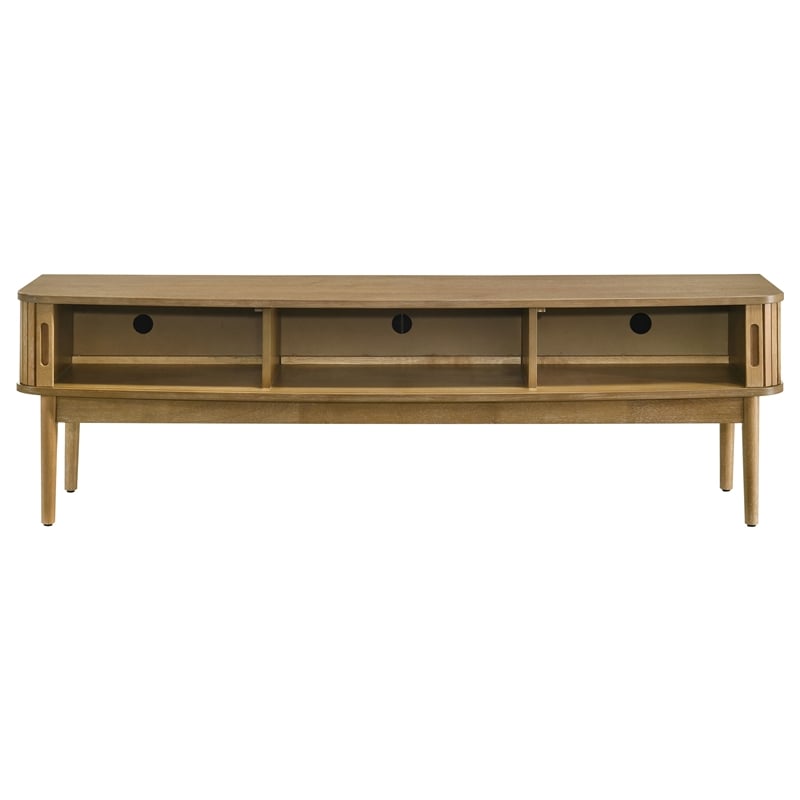Pemberly Row Wood TV Stand for TVs up to 77
