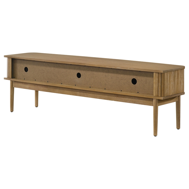 Pemberly Row Wood TV Stand for TVs up to 77