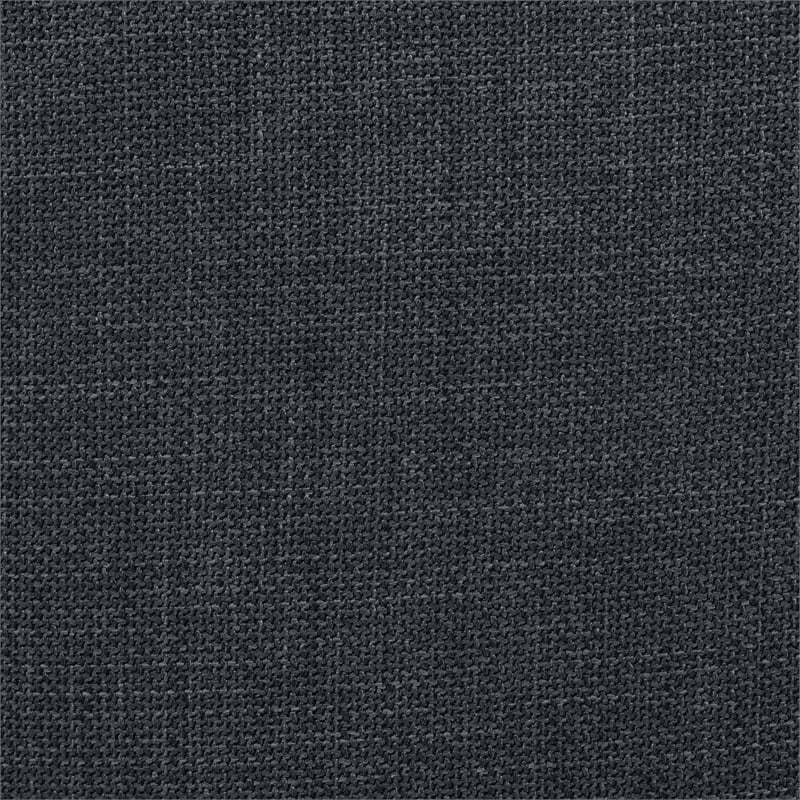 Pemberly Row Transitional Fabric Swivel Accent Chair in Anthracite Gray