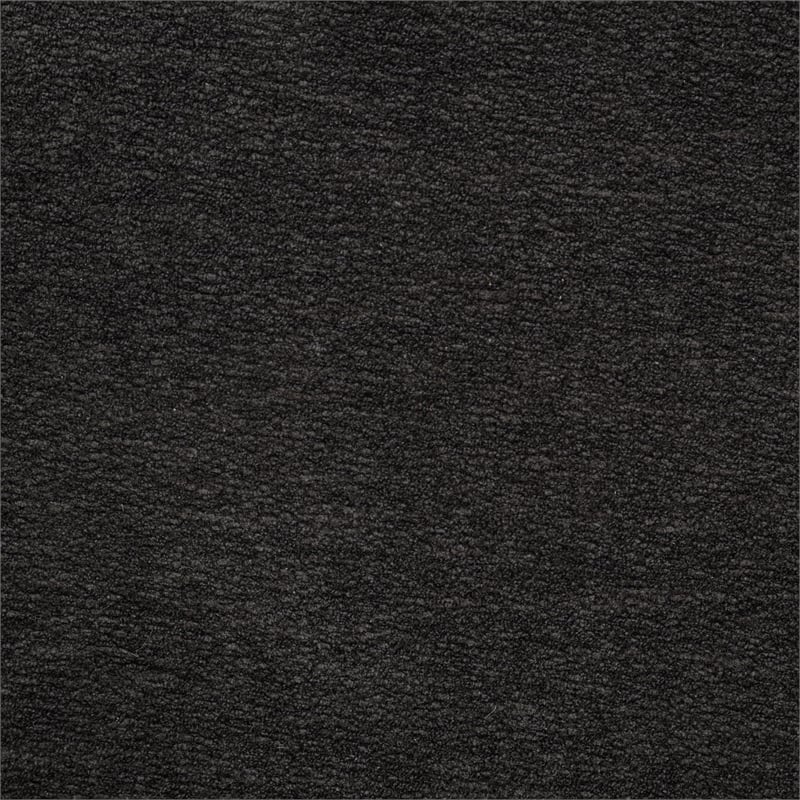 Pemberly Row Transitional Fabric Power Recliner Chair in Charcoal Gray
