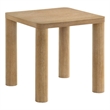Pemberly Row Transitional Wood Accent Side End Table in Washed Oak