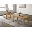 Pemberly Row 2-piece Wood Cocktail Coffee Table Set in Washed Oak
