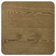 Pemberly Row Transitional Wood Accent Side End Table in Brown Oak