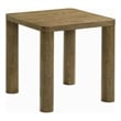 Pemberly Row Transitional Wood Accent Side End Table in Brown Oak