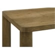 Pemberly Row Transitional Wood Cocktail Coffee Table in Brown Oak