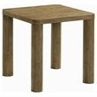Pemberly Row 2-piece Wood Cocktail Coffee Table Set in Brown Oak