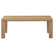 Pemberly Row Transitional Wood Cocktail Coffee Table in Washed Oak
