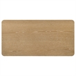 Pemberly Row Transitional Wood Cocktail Coffee Table in Washed Oak