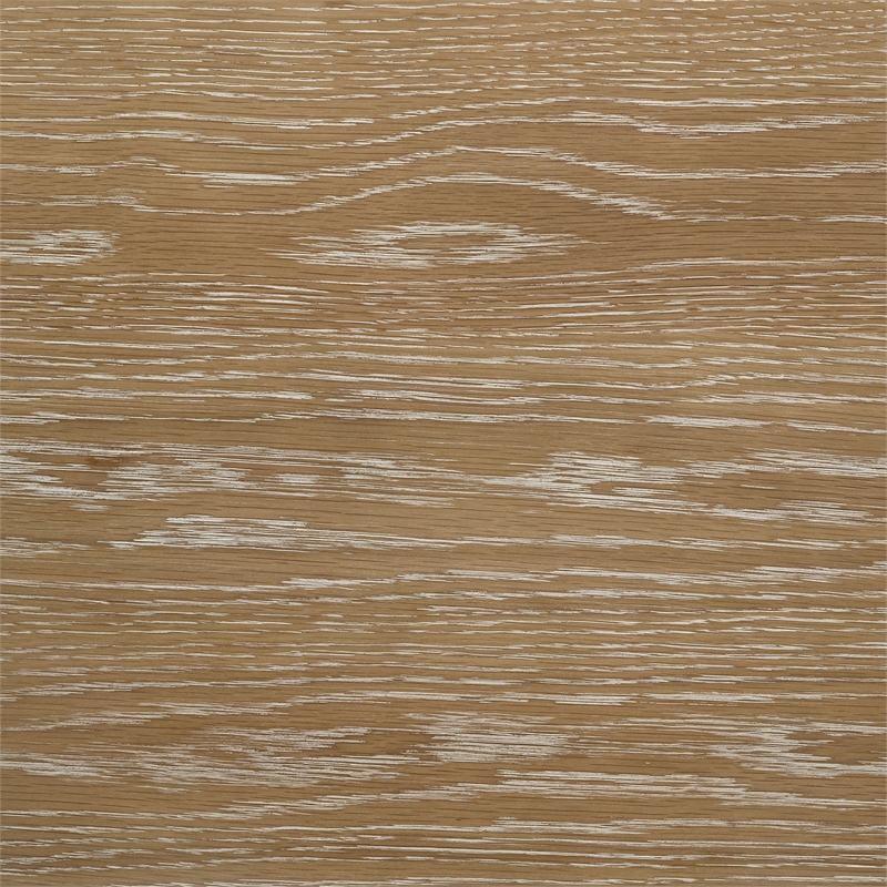 Pemberly Row Transitional Wood Cocktail Coffee Table in Washed Oak