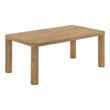 Pemberly Row Transitional Wood Cocktail Coffee Table in Washed Oak