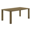 Pemberly Row 71-inch Rectangular Wood Dining Table in Brown Oak