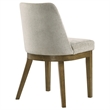 Pemberly Row Upholstered Dining Side Chair Set of 2 in Light Tan