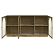Pemberly Row 71-inch Dining Sideboard Buffet Server in Brown Oak