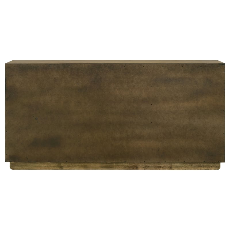 Pemberly Row 71-inch Dining Sideboard Buffet Server in Brown Oak