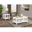 Pemberly Row 2-piece Wood Lift Top Coffee Table Set in White