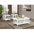 Pemberly Row 3-piece Wood Lift Top Coffee Table Set in White