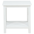 Pemberly Row 3-piece Wood Lift Top Coffee Table Set in White