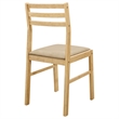 Pemberly Row 3-piece Round Drop Leaf Dining Table Set in Natural